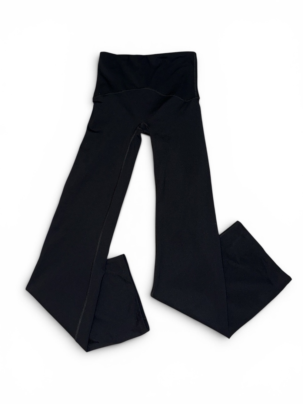SPANX Booty Boost Flare Pants Small Black High Rise Yoga Leggings 50243R
